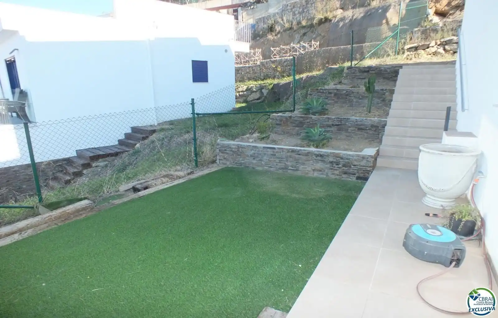 Terrassa de Casa o xalet en venda en Roses amb Aire condicionat, Jardí privat i Piscina
