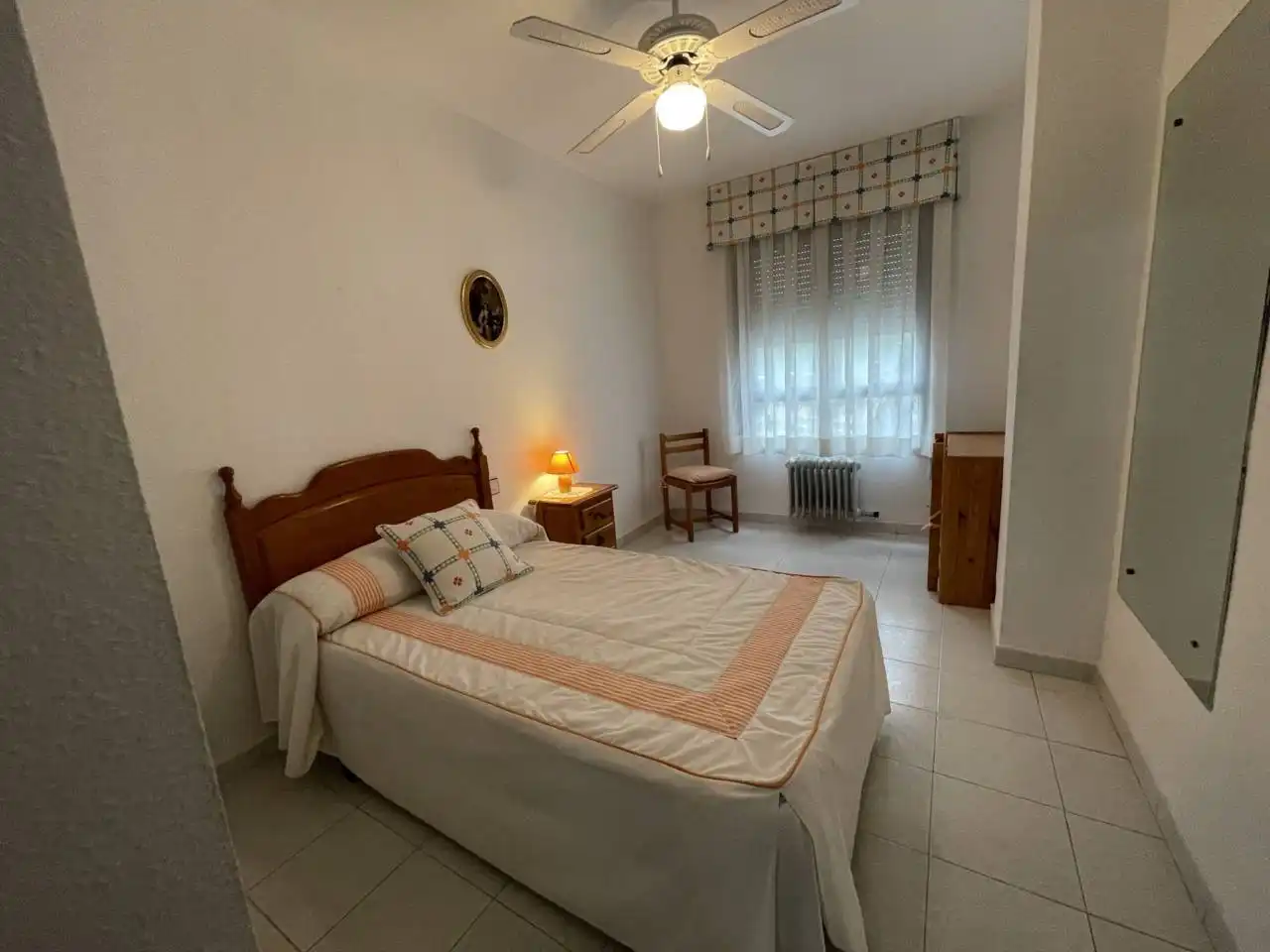Bedroom of Flat for rent in Toledo  with Air Conditioner, Heating and Parquet flooring