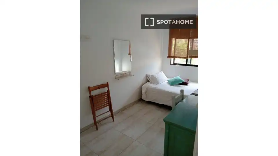 Schlafzimmer von Wohnung zur untervermieten in Las Palmas de Gran Canaria mit Klimaanlage, Terrasse und Möbliert