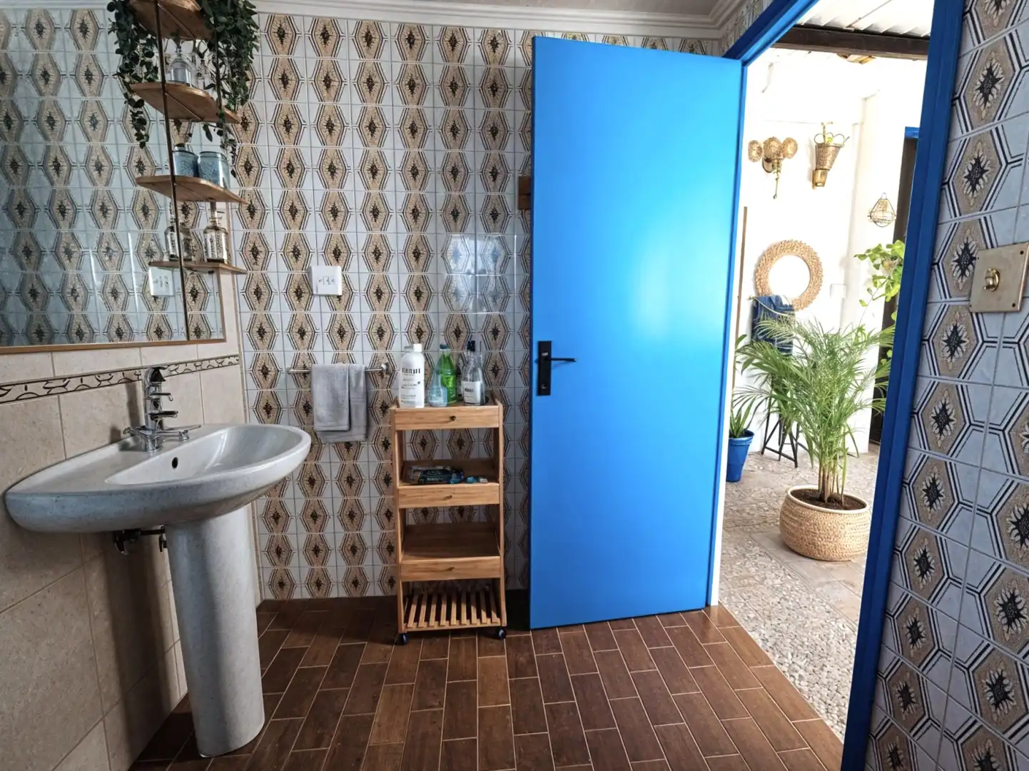 Bany de Casa o xalet en venda en Sueca amb Aire condicionat, Jardí privat i Terrassa