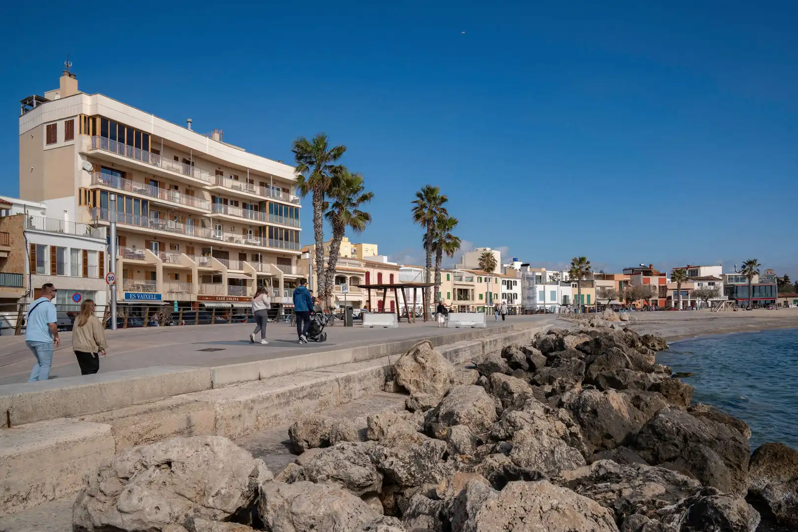 Vista exterior de Piso en venta en  Palma de Mallorca con Terraza, Amueblado y Balcón