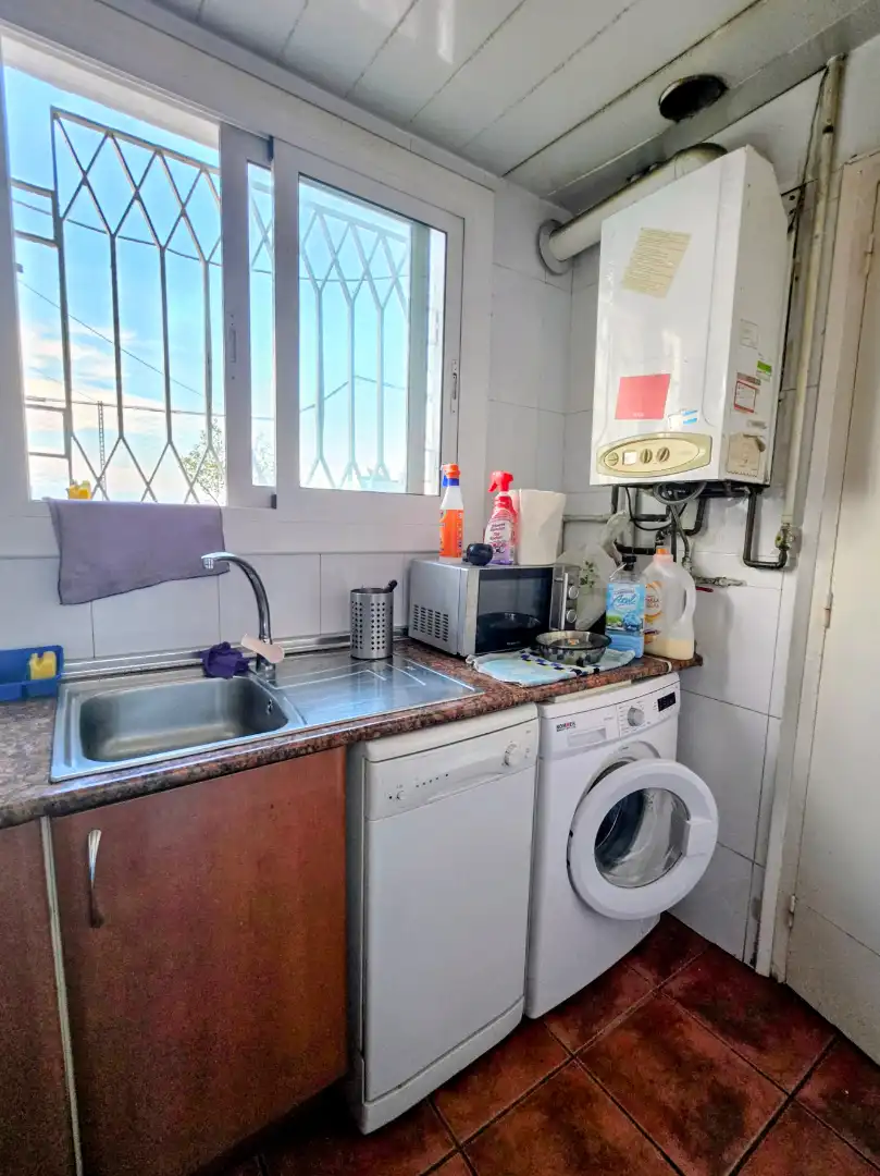 Kitchen of Attic for sale in Barcelona  with Terrace, Furnished and Oven