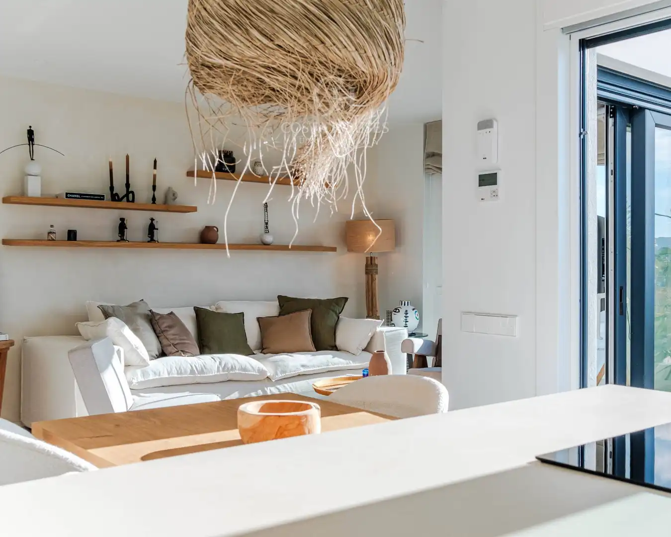 Sala de estar de Ático en venta en Jávea / Xàbia con Aire acondicionado, Calefacción y Jardín privado