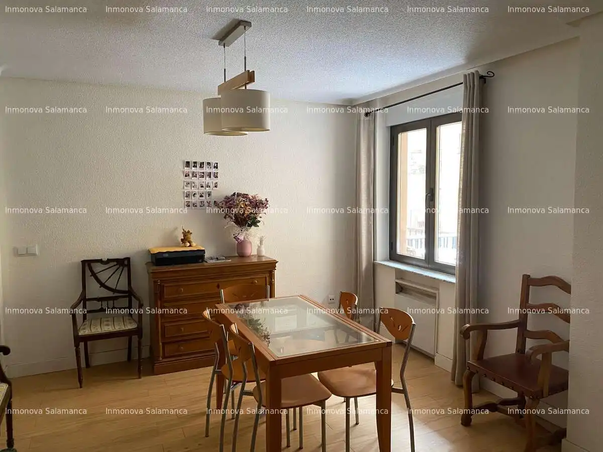 Dining room of Flat for rent in Salamanca  with Heating, Terrace and Furnished