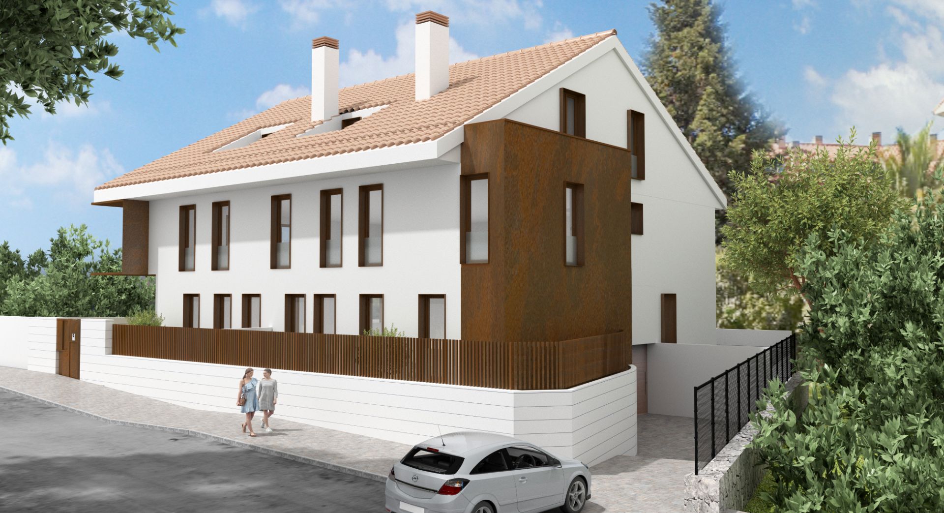 Vista exterior de Apartament en venda en Torrelodones amb Calefacció, Traster i Forn