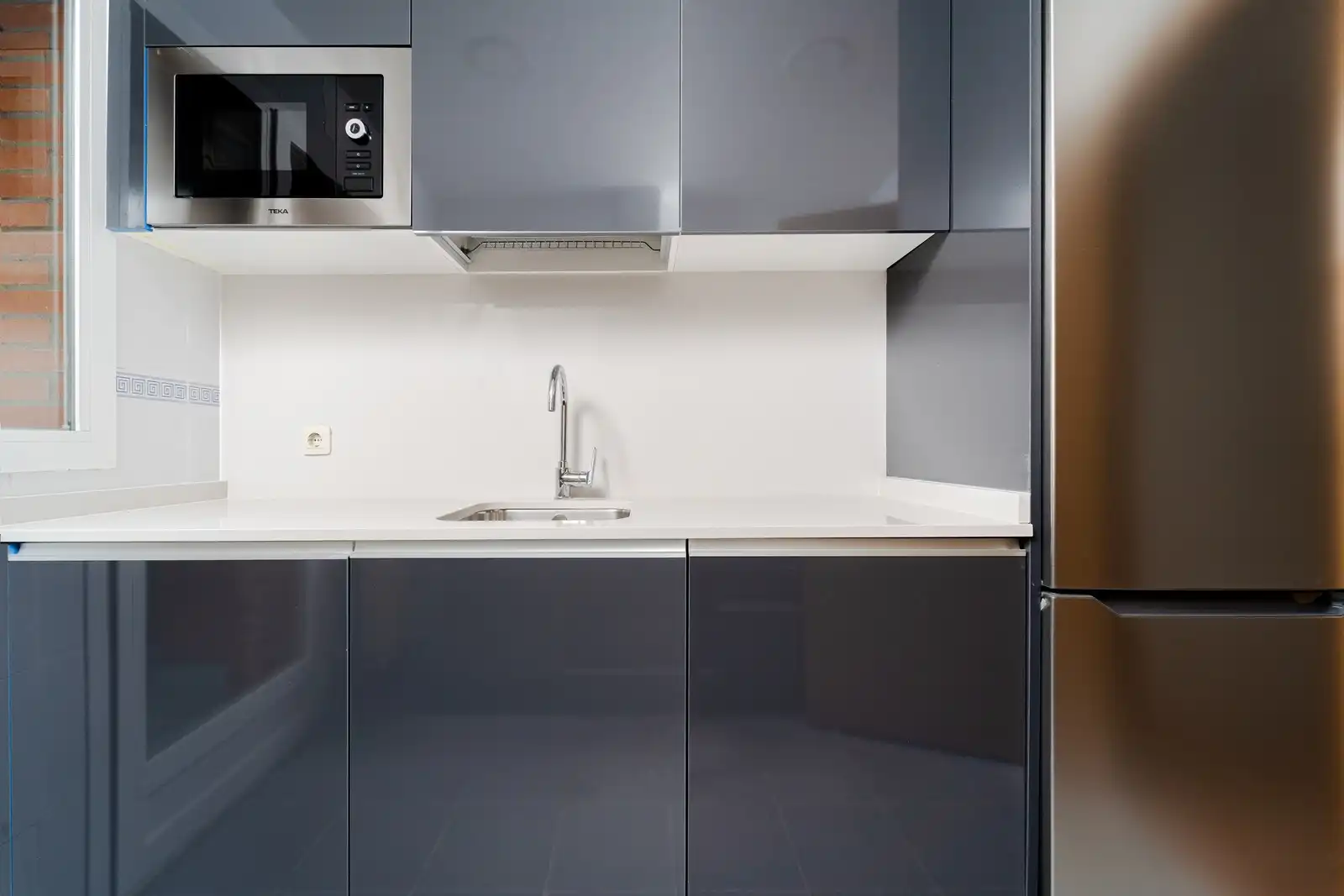 Cocina de Piso de alquiler en Madrid con Aire acondicionado, Terraza y Trastero