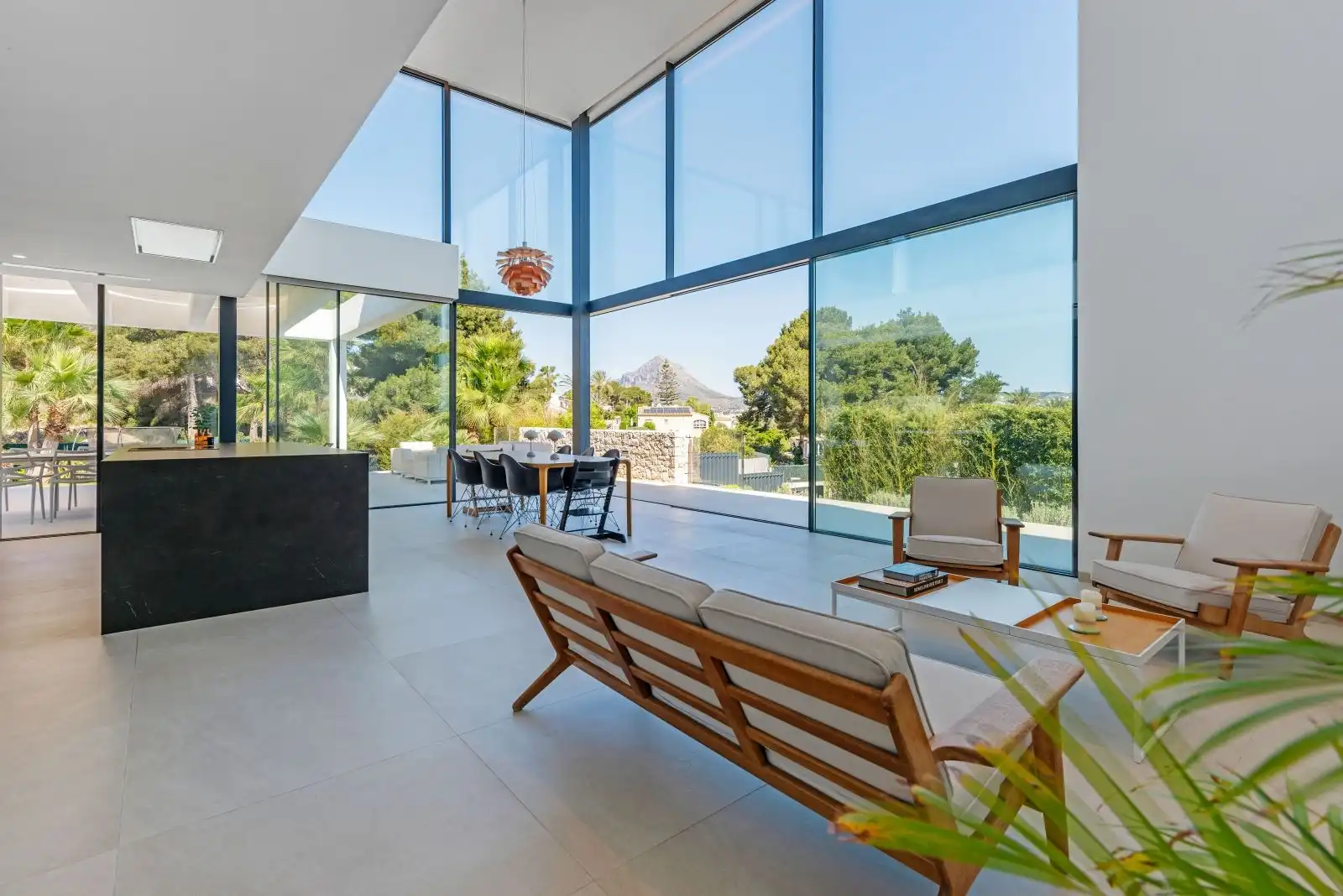 Living room of Houses for sale in Jávea / Xàbia  with Air Conditioner, Heating and Private garden