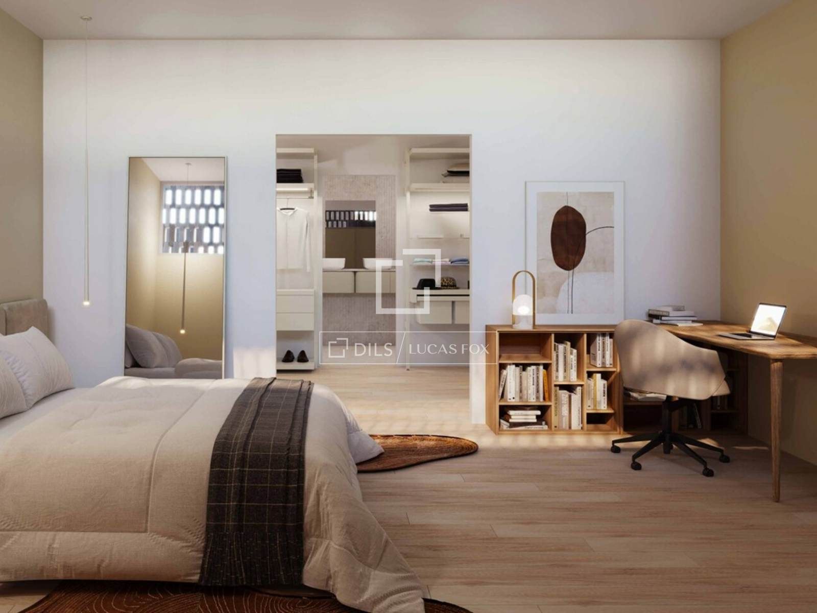 Bedroom of Flat for sale in Sant Cugat del Vallès  with Air Conditioner, Heating and Terrace