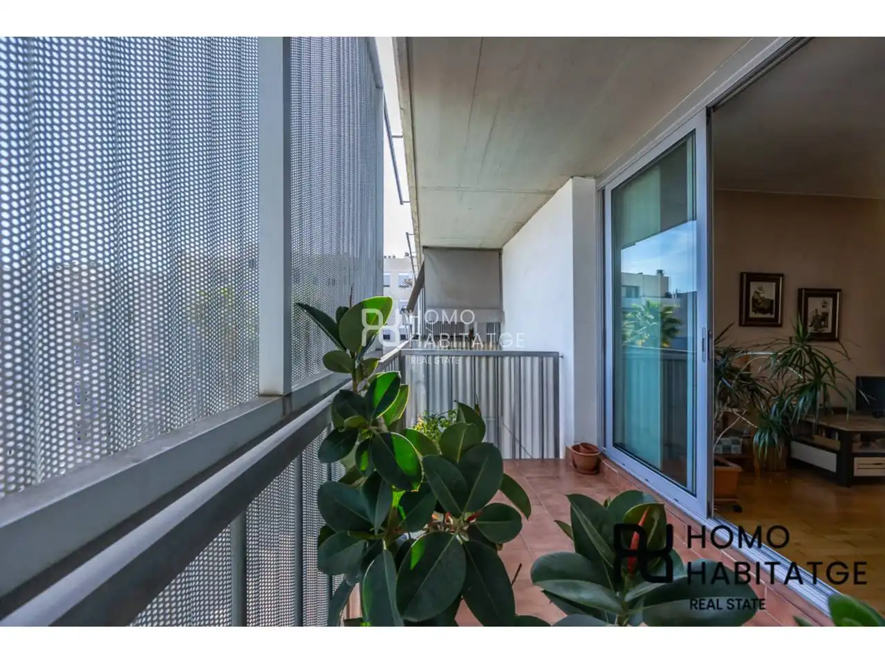 Balcony of Flat for sale in Sabadell  with Heating, Parquet flooring and Balcony