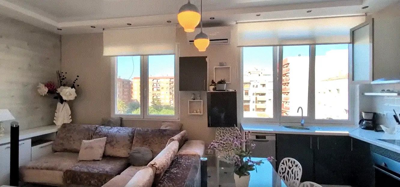 Sala d'estar de Pis en venda en Valencia amb Aire condicionat, Calefacció i Moblat