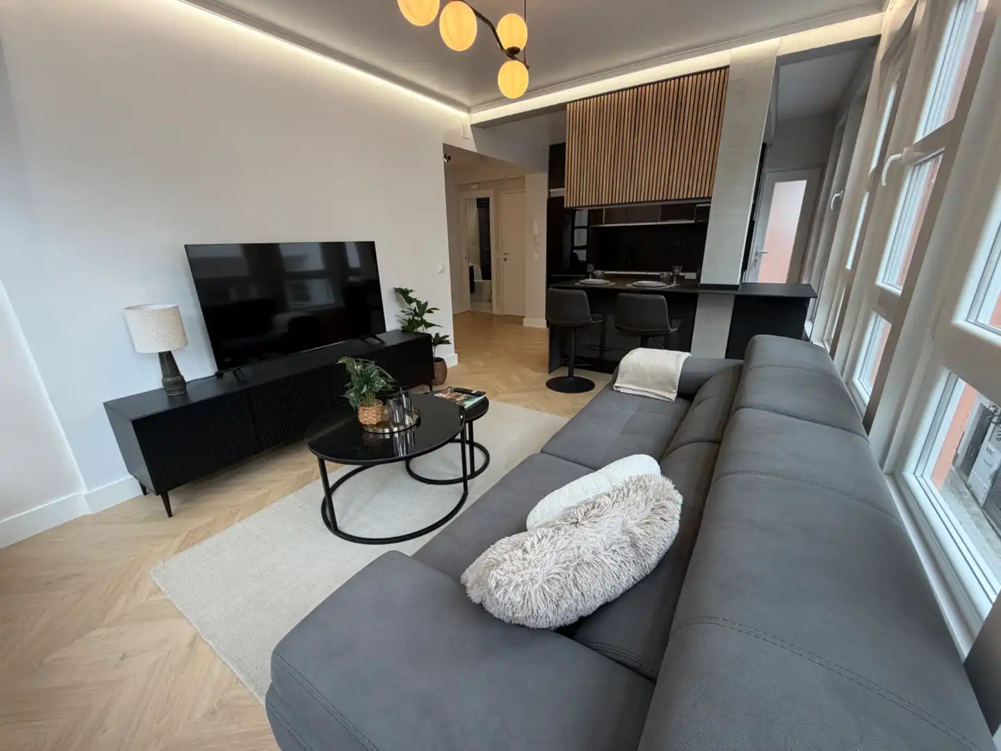 Wohnzimmer von Wohnung zum Verkauf in Ferrol mit Möbliert