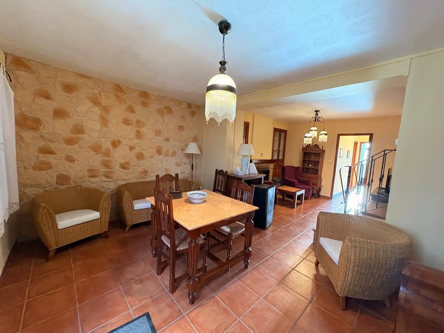 Menjador de Casa o xalet en venda en Agres amb Terrassa i Balcó