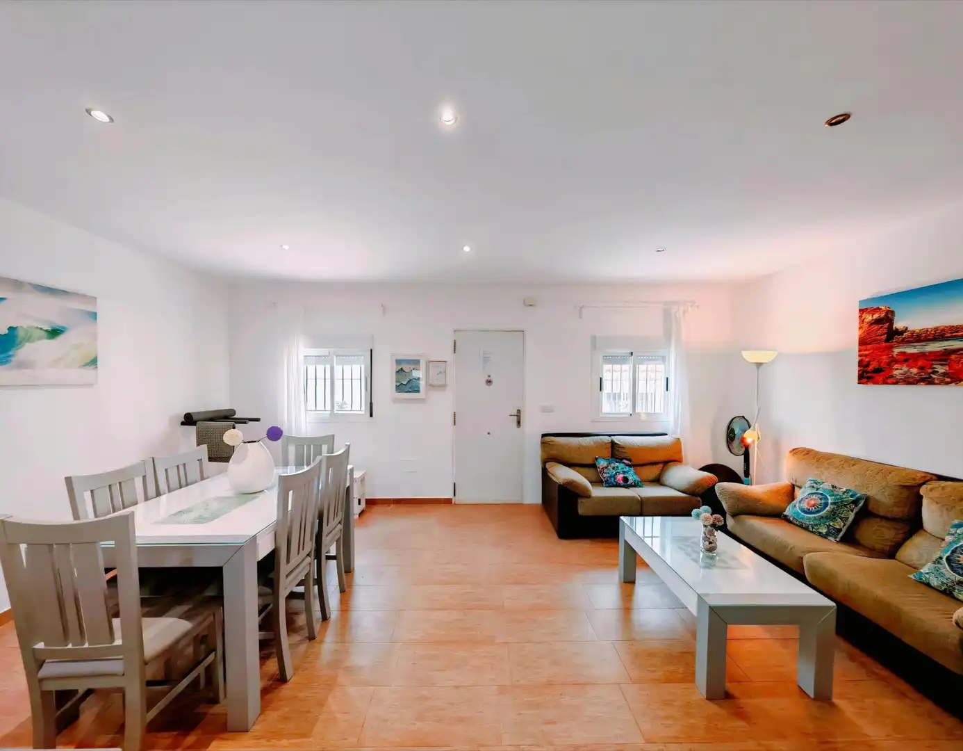 Living room of Houses for sale in Vejer de la Frontera  with Air Conditioner, Terrace and Furnished