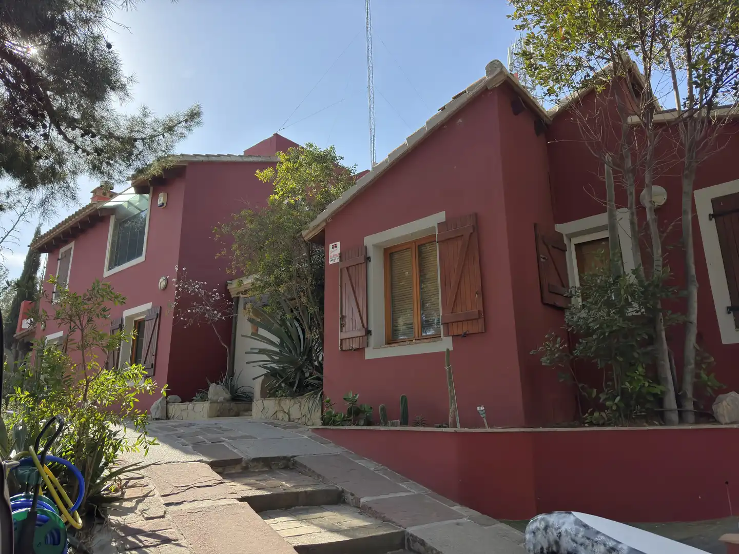 Vista exterior de Casa o chalet en venta en Náquera con Aire acondicionado, Jardín privado y Terraza