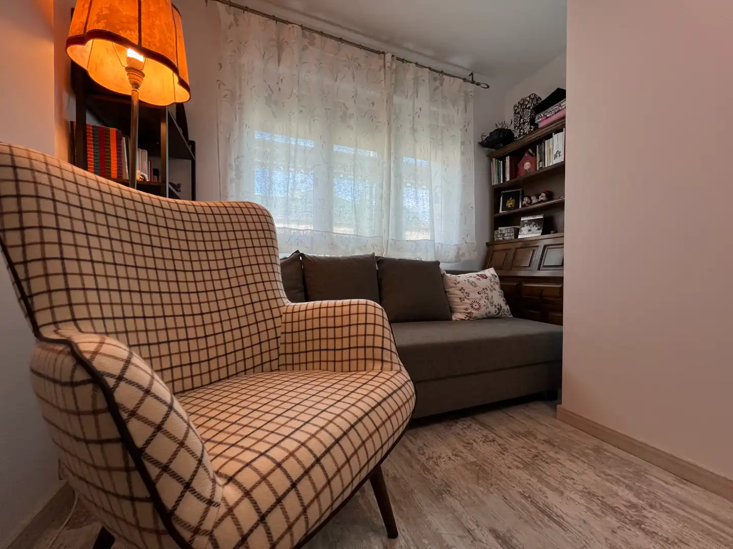 Sala de estar de Piso en venta en Jaca con Terraza y Amueblado