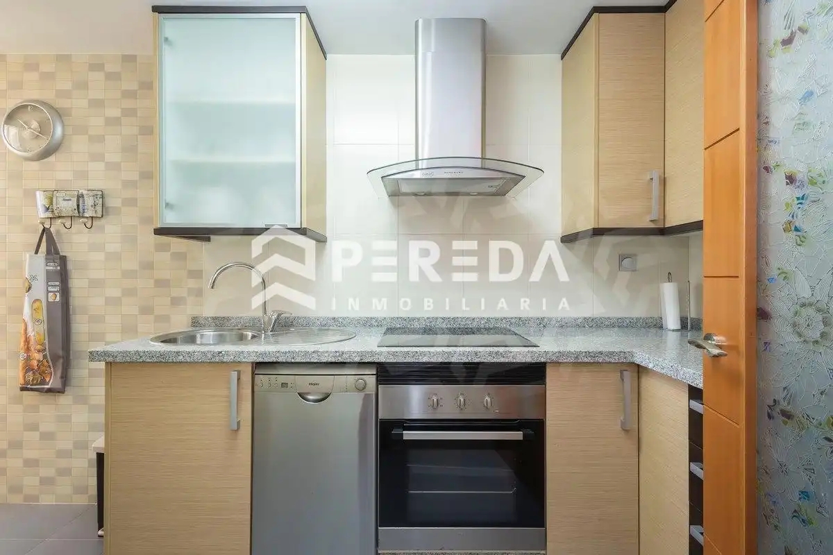 Kitchen of Apartments for sale in Roquetas de Mar  with Terrace, Furnished and Community pool