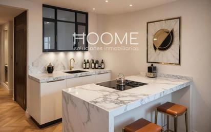Kitchen of Flat for sale in Tres Cantos  with Air Conditioner, Heating and Parquet flooring
