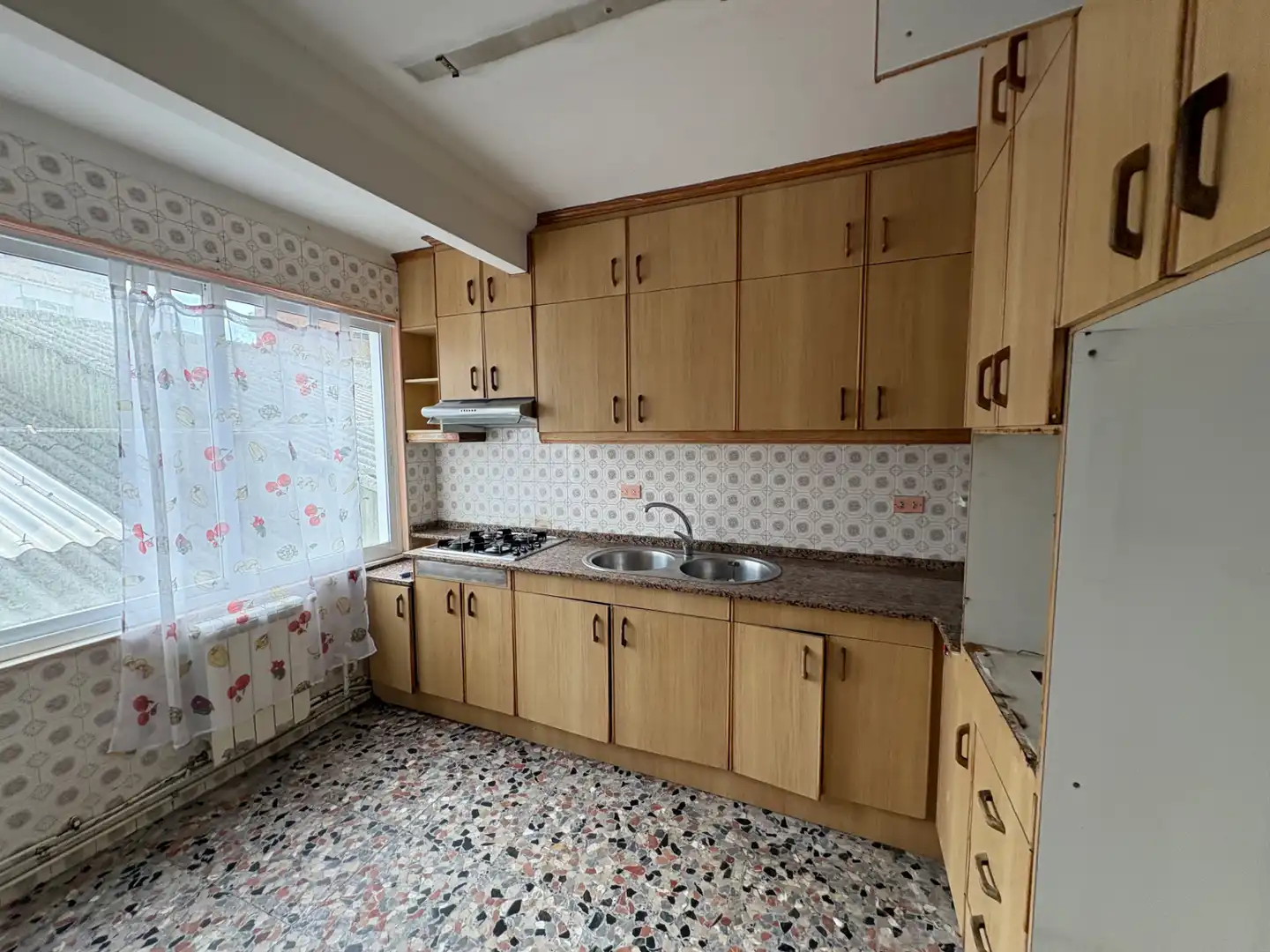 Kitchen of Flat for sale in Ferrol  with Heating and Balcony