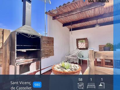 Terrassa de Casa o xalet en venda en Sant Vicenç de Castellet amb Calefacció, Terrassa i Traster