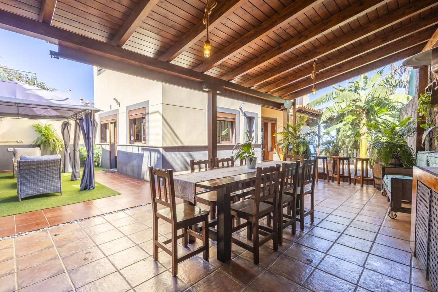 Terrassa de Casa o xalet en venda en El Sauzal