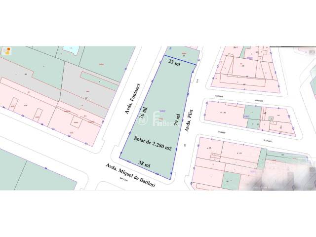 Terreno residencial en Venta en Avenida Fontanet en La Bordeta
