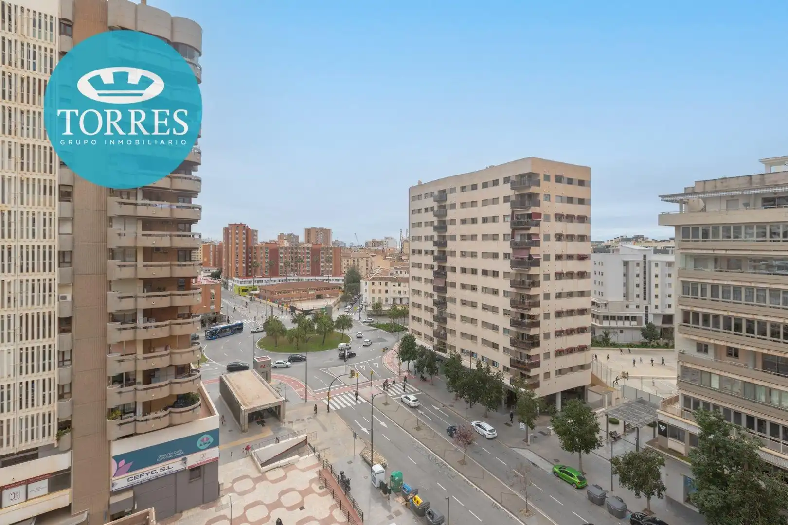 Exterior view of Flat for sale in Málaga Capital  with Air Conditioner, Terrace and Storage room
