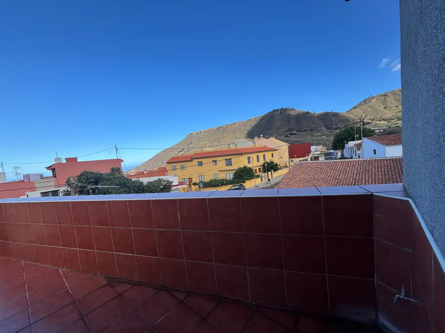 Vista exterior de Casa adosada en venta en Tegueste con Terraza, Trastero y Amueblado