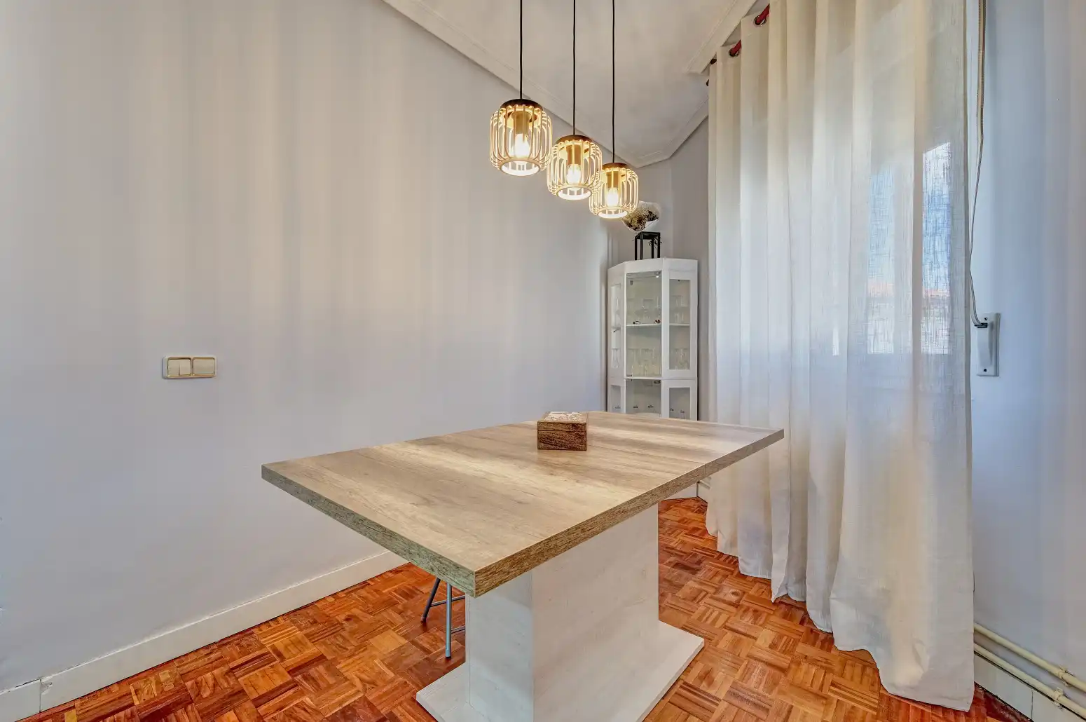 Dining room of Flat for sale in Burlada / Burlata  with Heating and Parquet flooring