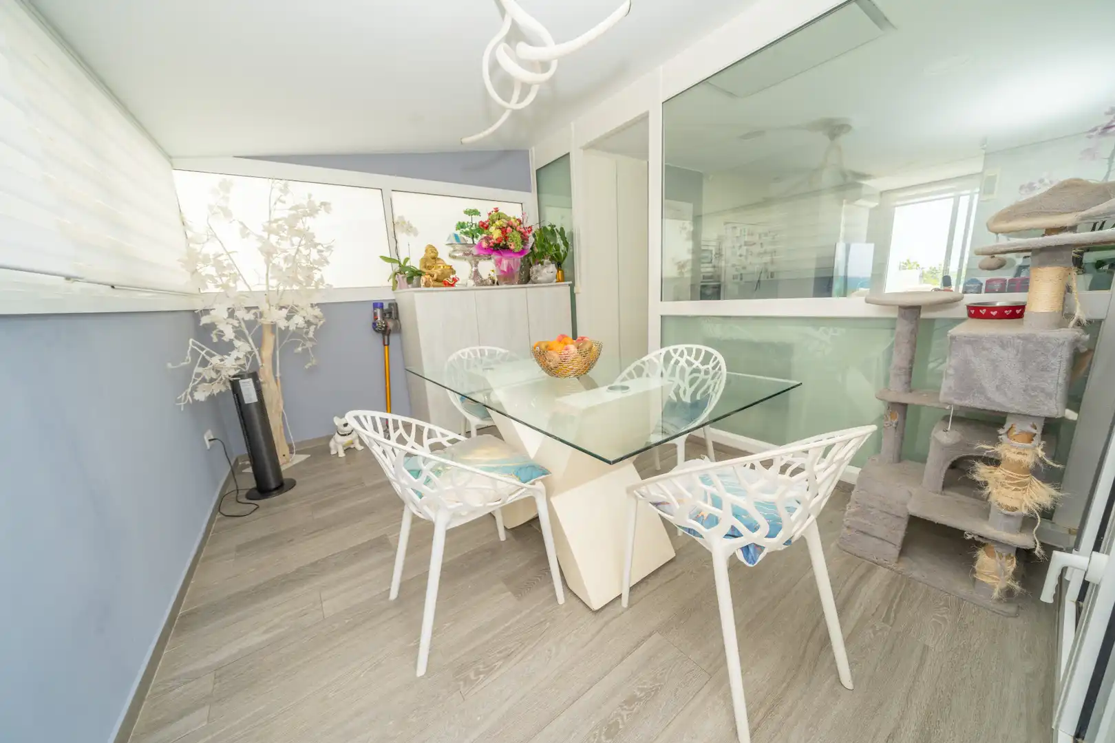 Terrasse von Dachboden zum Verkauf in Calella mit Klimaanlage, Terrasse und Schwimmbad