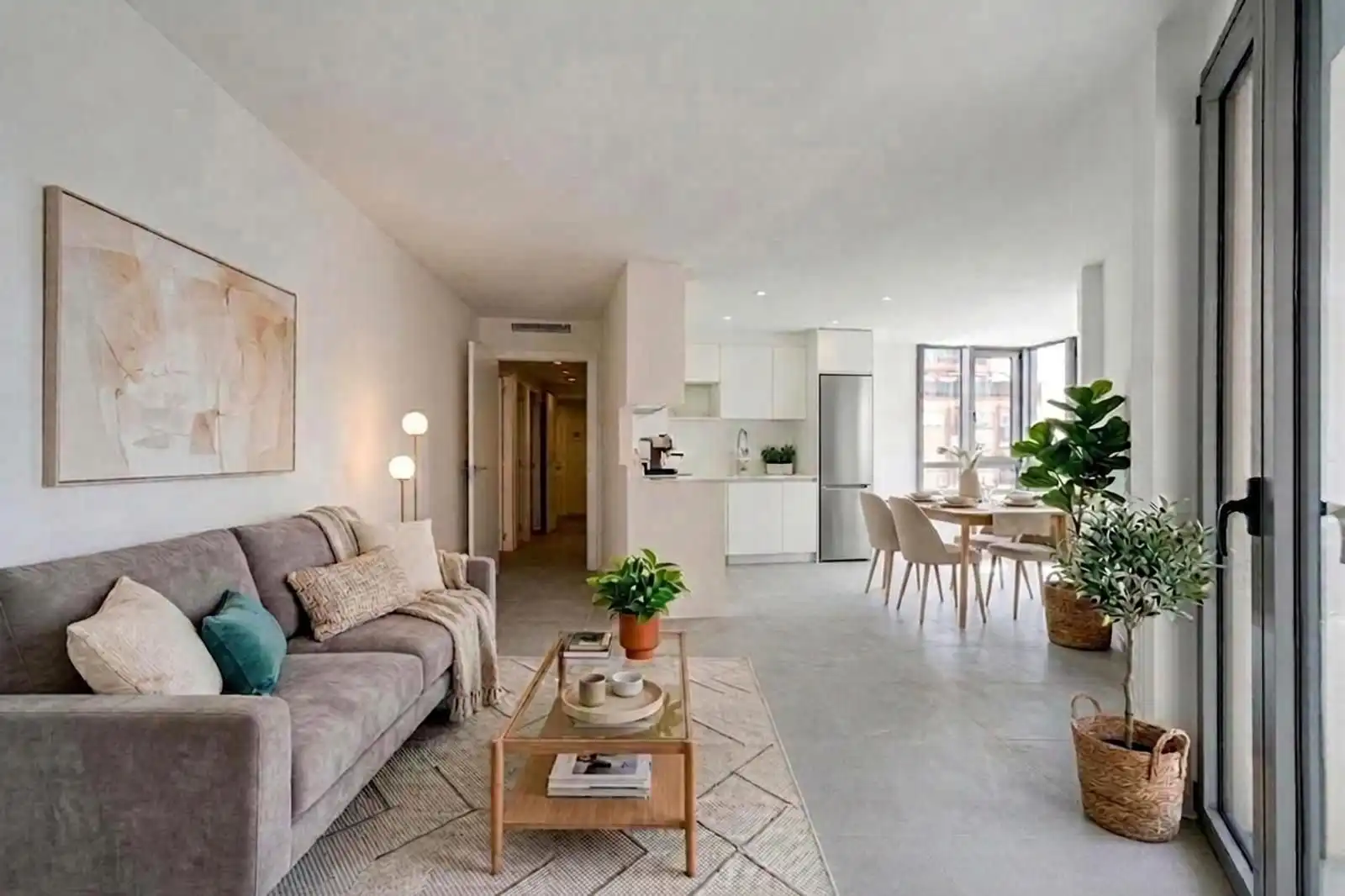 Living room of Flat for sale in L'Hospitalet de Llobregat  with Terrace
