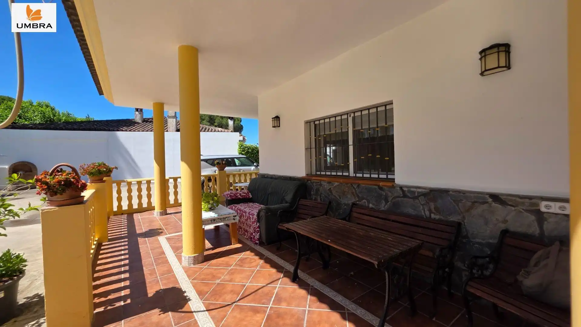 Terrassa de Finca rústica en venda en Jerez de la Frontera amb Aire condicionat, Jardí privat i Terrassa