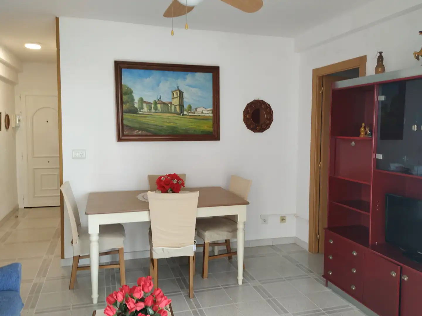 Comedor de Apartamento de alquiler en Benicasim / Benicàssim con Terraza, Amueblado y Lavadora