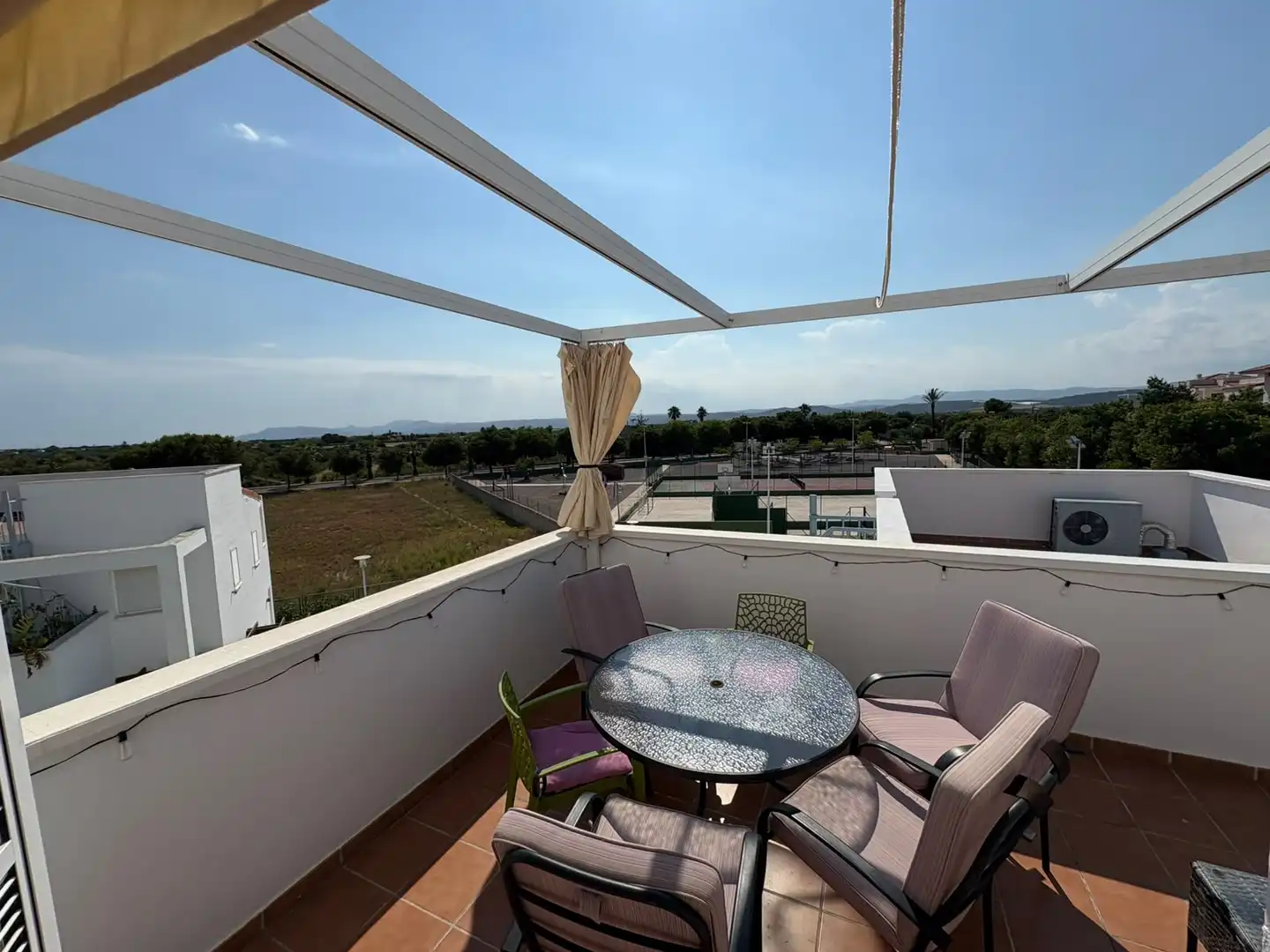 Terraza de Ático en venta en Alcalà de Xivert con Aire acondicionado, Calefacción y Jardín privado