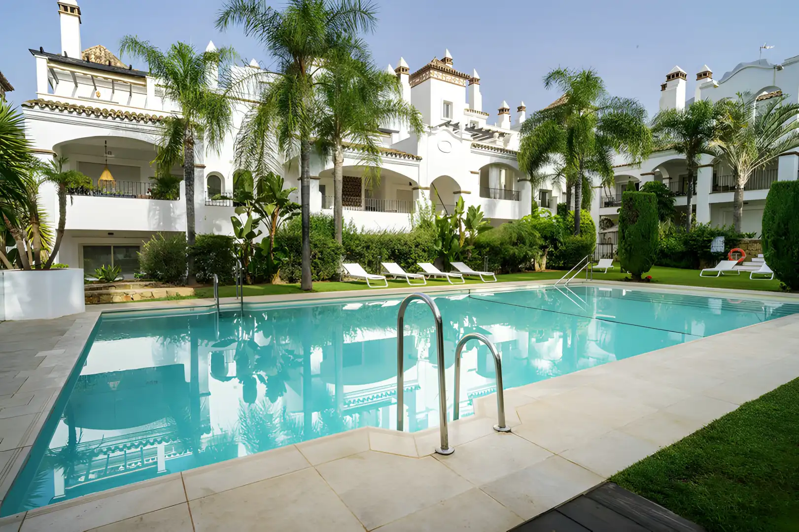 Jardín de Apartamento en venta en Marbella con Aire acondicionado, Terraza y Piscina