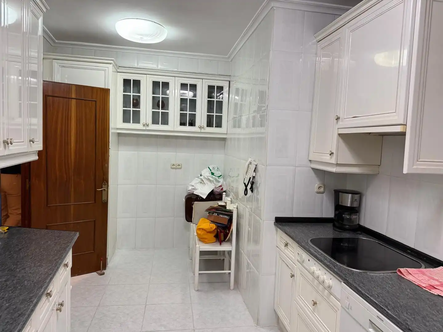 Kitchen of Flat for sale in Valladolid  with Heating, Terrace and Storage room