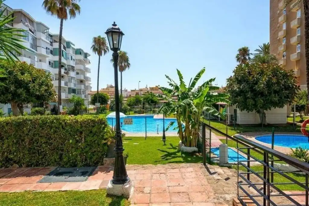 Garten von Wohnung zur Miete in Torremolinos mit Klimaanlage, Heizung und Terrasse