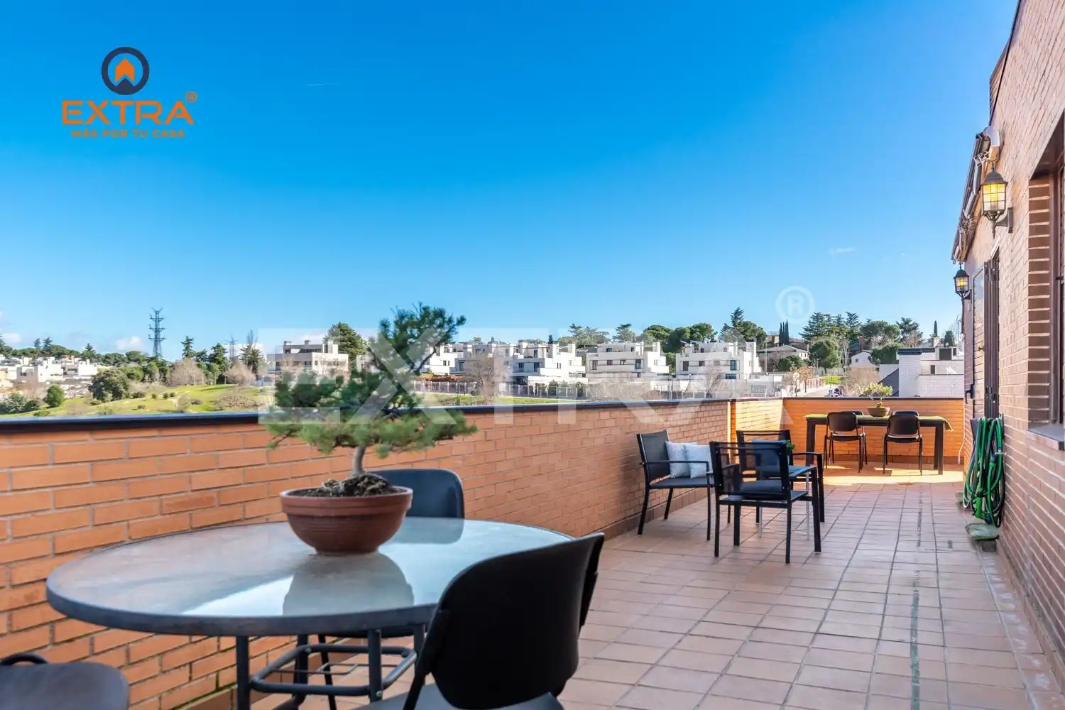 Terraza de Ático en venta en Las Rozas de Madrid con Calefacción, Jardín privado y Terraza