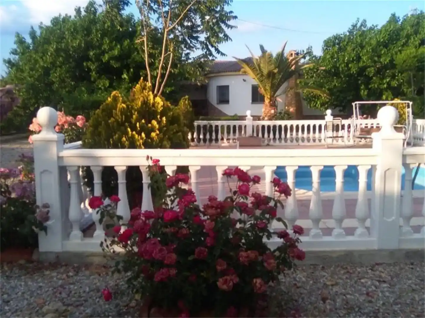 Jardí de Finca rústica en venda en Guadix amb Aire condicionat, Jardí privat i Piscina