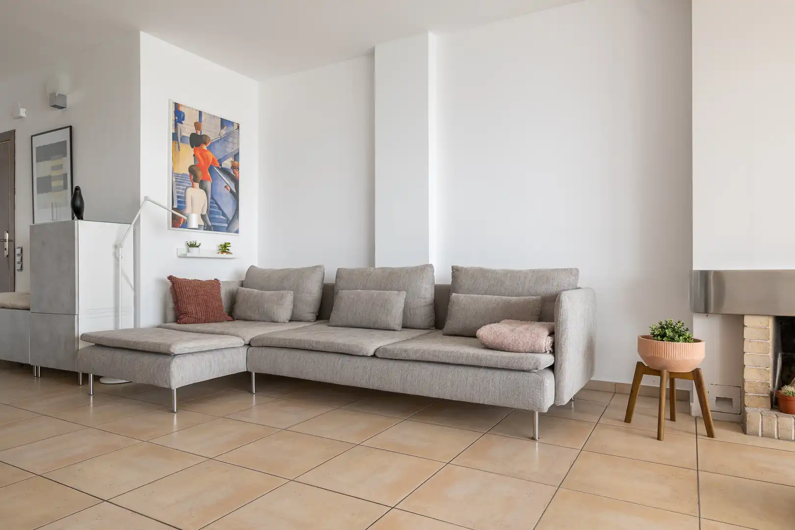 Wohnzimmer von Wohnung zur Miete in Vilassar de Mar mit Klimaanlage, Terrasse und Möbliert