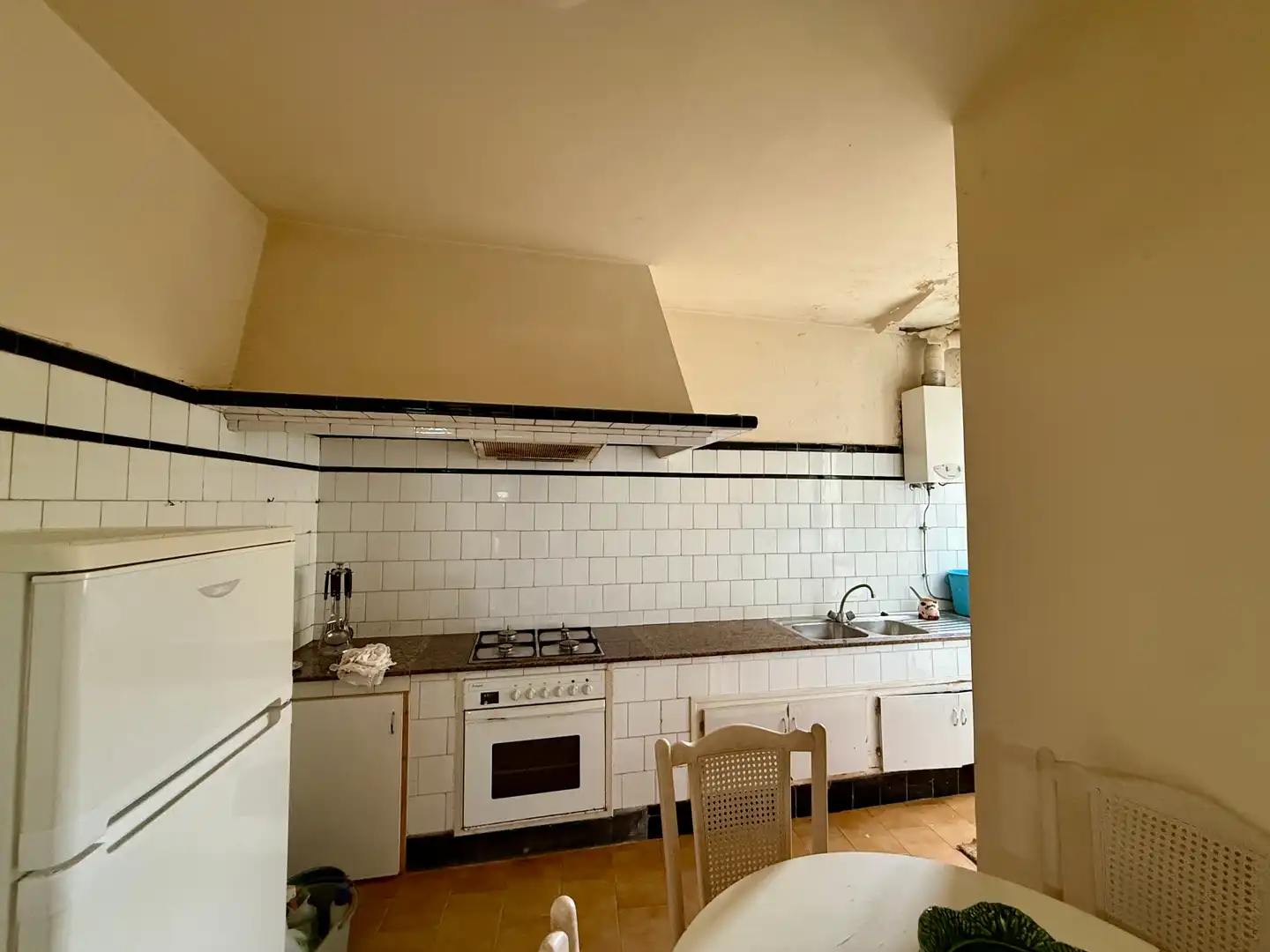 Cuina de Casa adosada en venda en O Grove   amb Terrassa, Moblat i Balcó
