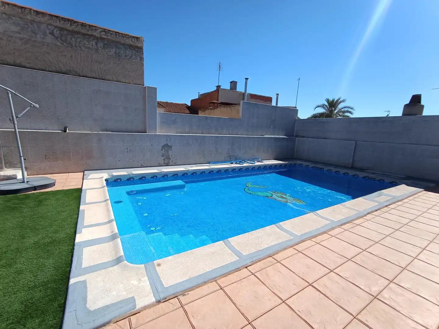 Swimming pool of Detached homes for sale in Molina de Segura  with Air Conditioner, Heating and Terrace