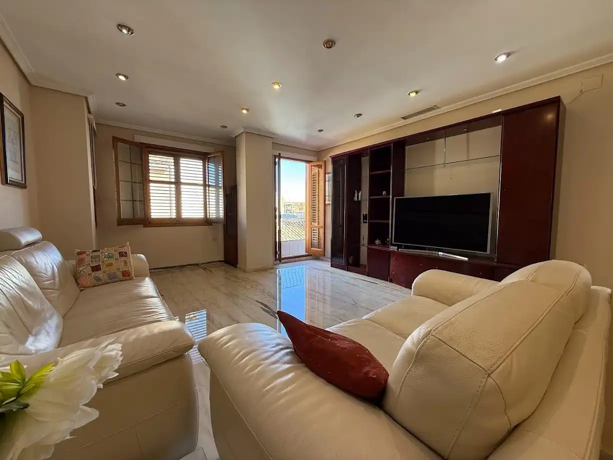 Sala de estar de Piso en venta en Mislata con Aire acondicionado, Calefacción y Balcón