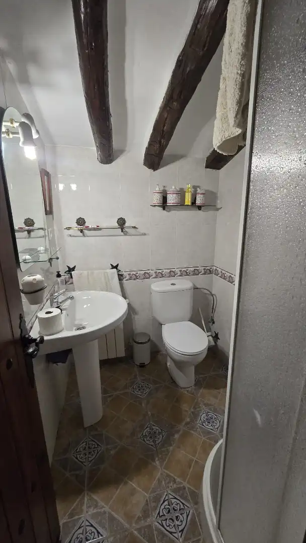 Baño de Finca rústica en venta en Villanueva del Arzobispo con Calefacción, Trastero y Piscina