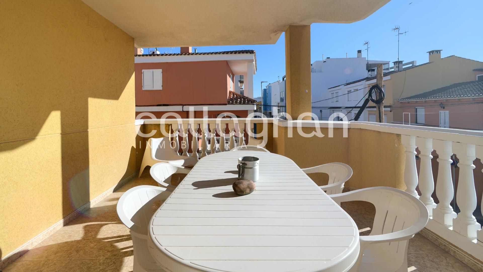 Terrace of Flat for sale in Chilches / Xilxes  with Terrace and Balcony
