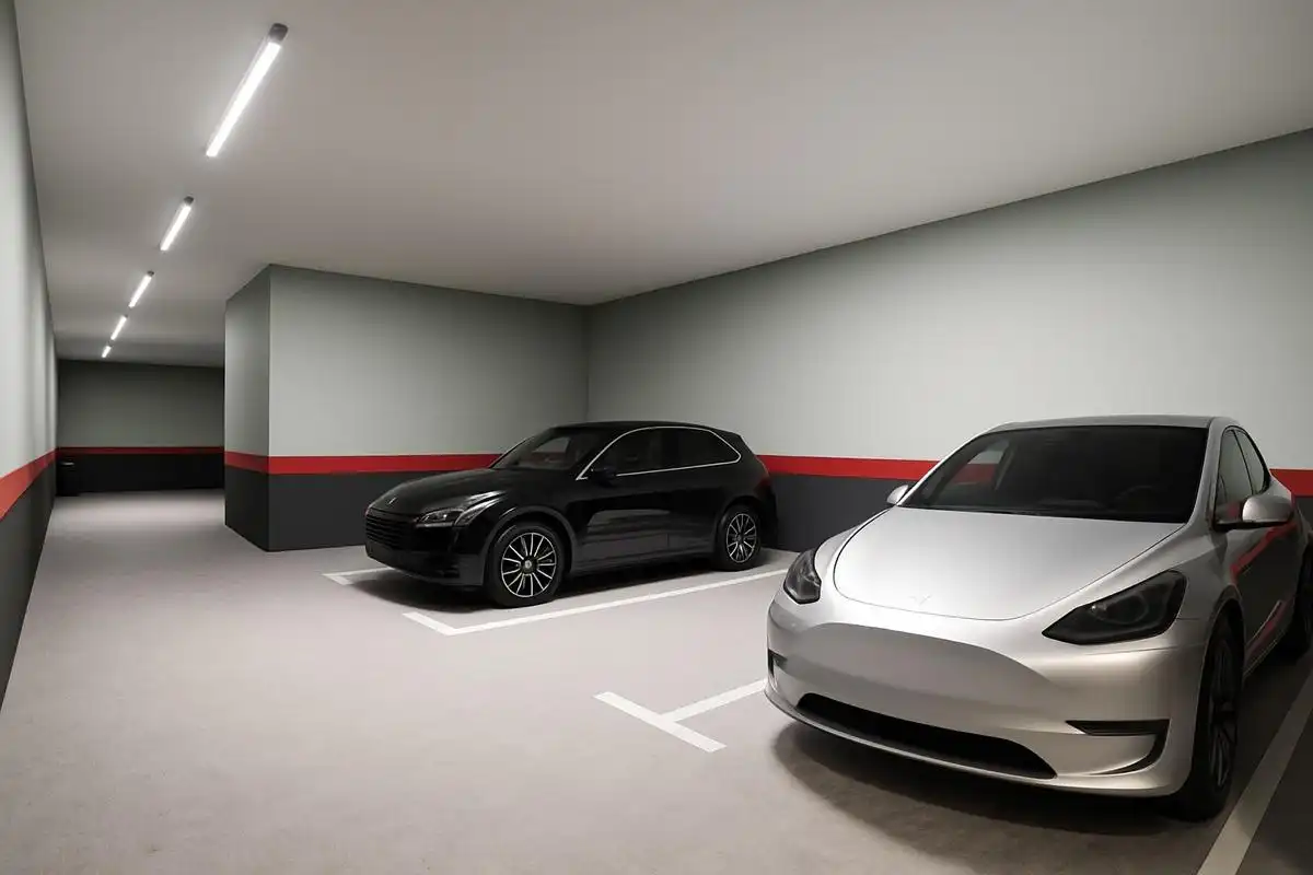 Parkplatz von Wohnung zum Verkauf in Els Pallaresos mit Klimaanlage, Heizung und Privatgarten