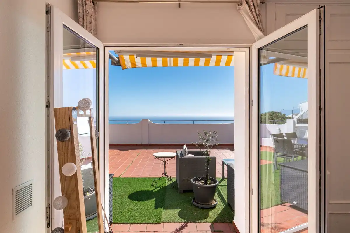 Terrace of Apartments for sale in Benalmádena  with Air Conditioner, Private garden and Terrace