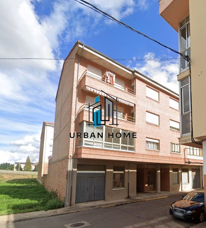 Exterior view of Flat for sale in Villarejo de Órbigo  with Heating, Terrace and Storage room