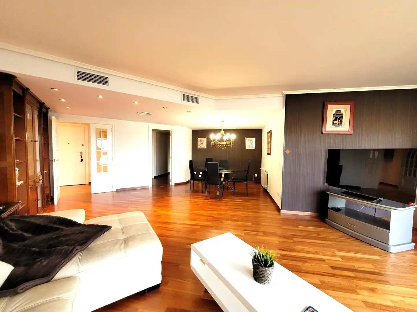 Sala d'estar de Pis en venda en Valencia amb Calefacció, Parquet i Jacuzzi
