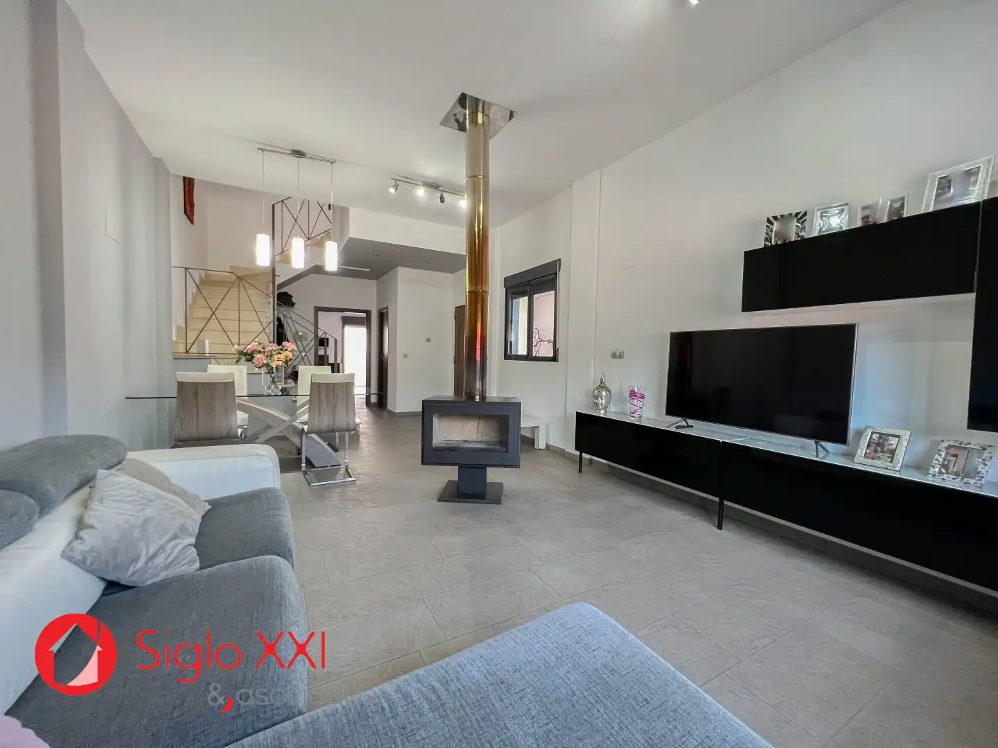 Living room of Houses for sale in Les Alqueries / Alquerías del Niño Perdido  with Private garden, Terrace and Balcony