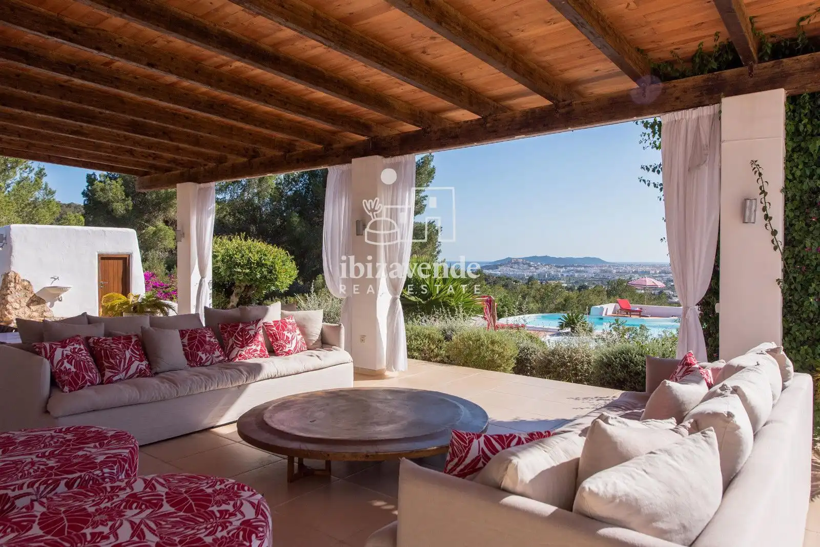 Jardín de Casa o chalet de alquiler en Santa Eulària des Riu con Aire acondicionado, Calefacción y Terraza